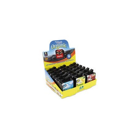 EXP.AMBIENTADOR DE REJILLA ORGANIC LD AROMAS SURTIDOS 18UDS (PRECIO 1UD)