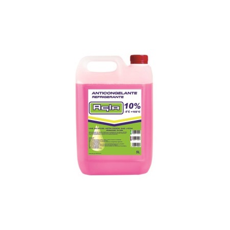 ANTICONGELANTE AGLA ROSA 10% ORG 5L CAJA/4UDS