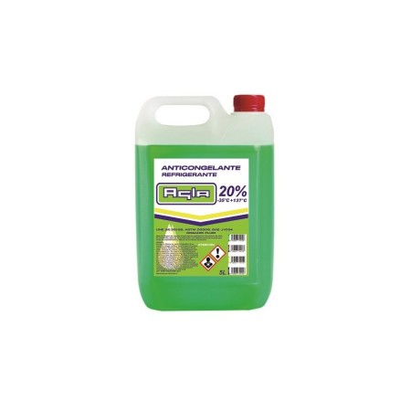 ANTICONGELANTE AGLA VERDE 20% ORG 5L CAJA/4UDS