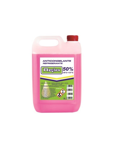 ANTICONGELANTE AGLA 50% ROSA ORG 5L CAJA/4UDS