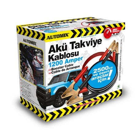 CABLES DE ARRANQUE 1200A  2.2MTS AUTOMIX