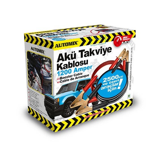 CABLES DE ARRANQUE 1200A  2.2MTS AUTOMIX