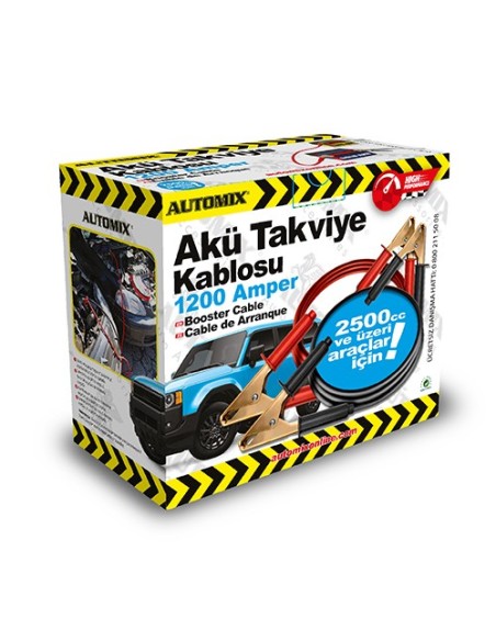 CABLES DE ARRANQUE 1200A  2.2MTS AUTOMIX