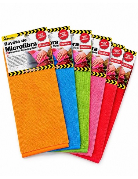 BAYETA MICROFIBRA MULTIUSOS 30X40CM C/12 AUTOMIX