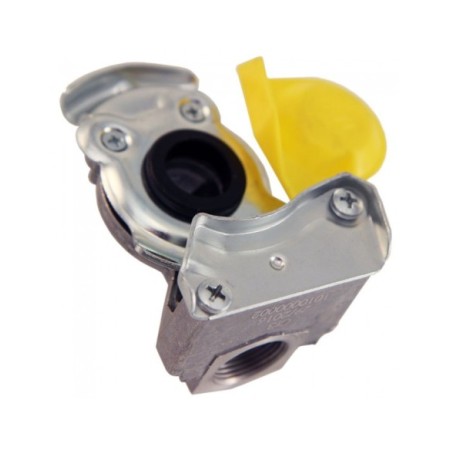 CABEZA ACOPLAMIENTO MANUAL AIRE AMARILLA 16 MM X 1,5 **