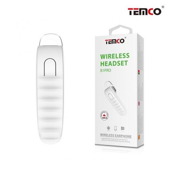 MANOS LIBRES BLUETOOTH BLANCO B1PROB C/10