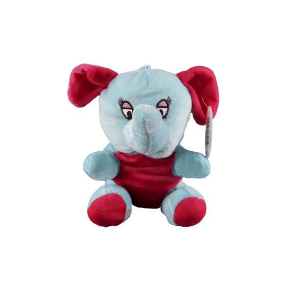 PELUCHE DE ELEFANTE COLORES SURTIDOS 20X13CM