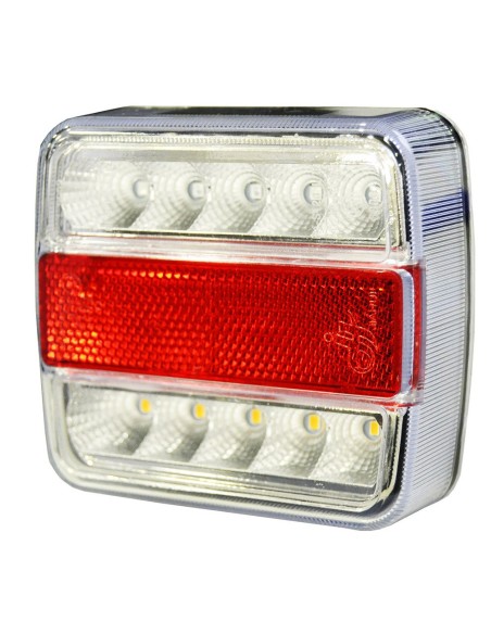 PILOTO LED TRASERO REMOLQUE 5 POSICIONES 12V C/5