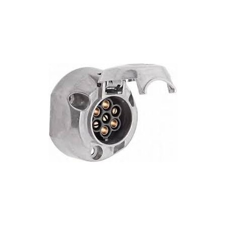 CONECTOR PARA REMOLQUE HEMBRA METALICO 12V C/10