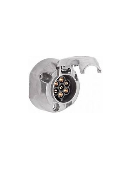 CONECTOR PARA REMOLQUE HEMBRA METALICO 12V C/10