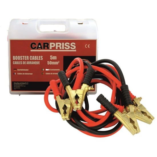 CABLES DE ARRANQUE PROFESIONALES 50MM 5M ESPECIAL CAMION