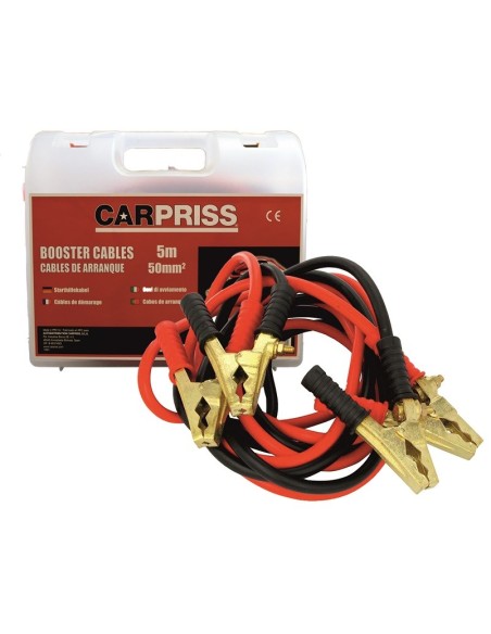 CABLES DE ARRANQUE PROFESIONALES 50MM 5M ESPECIAL CAMION