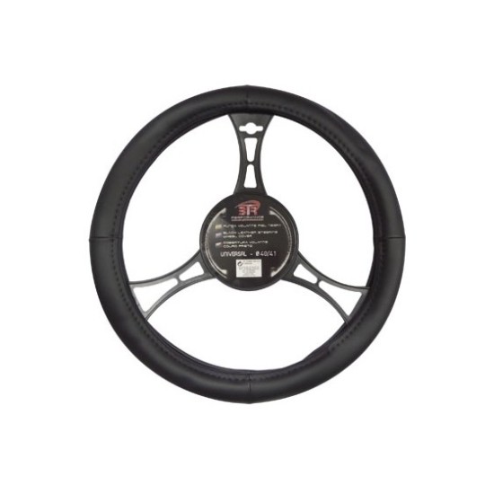 FUNDA DE VOLANTE FURGONETA PIEL NEGRO 42CM
