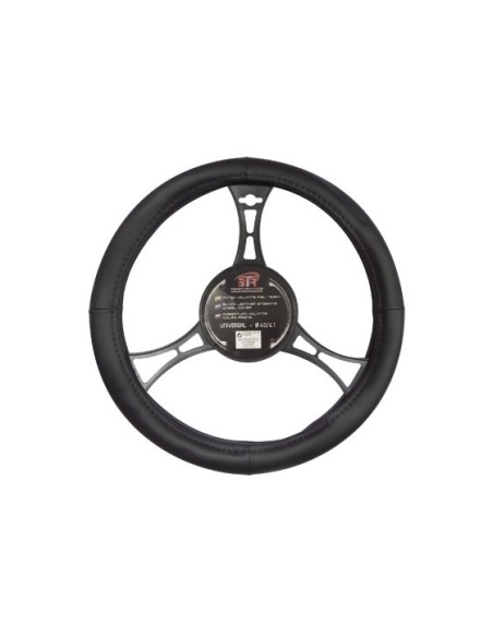 FUNDA DE VOLANTE FURGONETA PIEL NEGRO 42CM