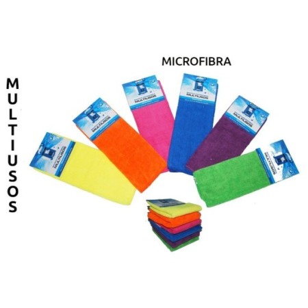 BAYETA MICROFIBRA MULTIUSOS 30 X 40CM  C/12