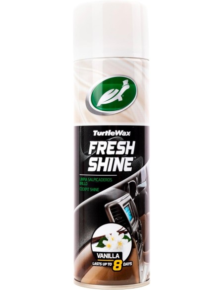 LIMPIA SALPICADERO TURTLE WAX 500ML AROMA VAINILLA C/6