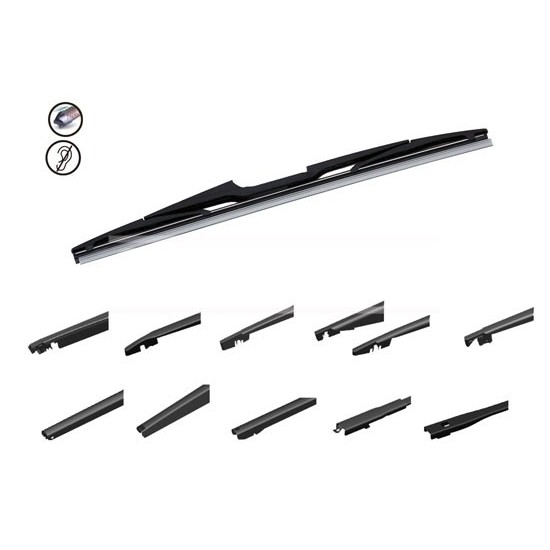 ESCOBILLA TRASERA 30CM 12" 1 UNIDAD