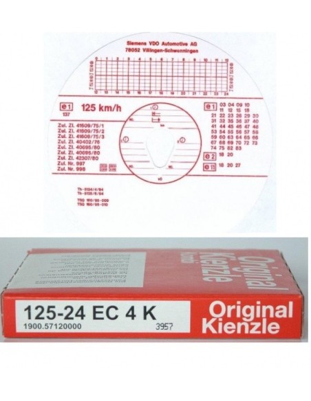 DISCOS DE TACOGRAFO 125-24 EC4K ORIGINAL KIENZLE