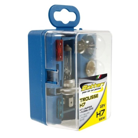 ESTUCHE H7 12V 5+2UDS LAMPARA HALOGENA