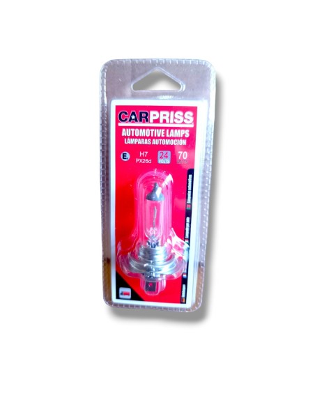 LAMPARA 24V H7 70W BLISTER 1UD