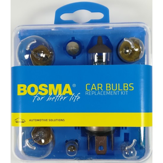 ESTUCHE H4 24V DE LAMPARAS HALOGENAS 9UDS BOSMA