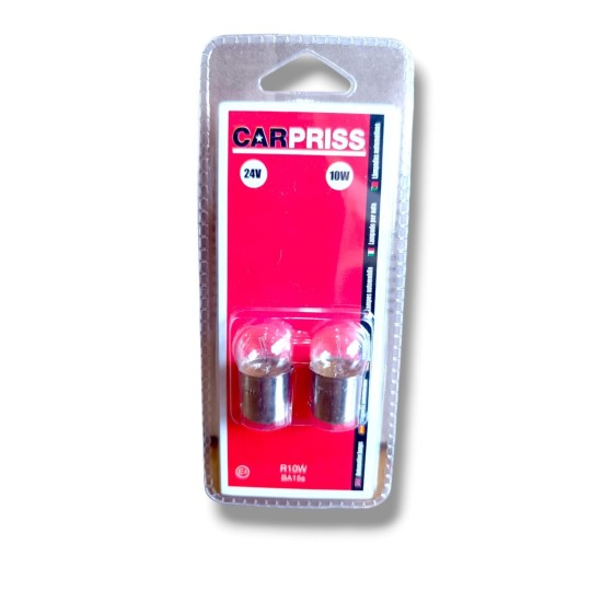 LAMPARA 24V PILOTO R10W BLISTER 2UDS