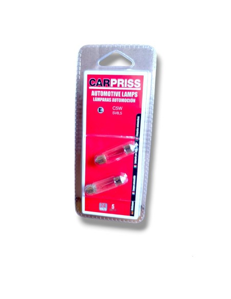 LAMPARA 24V PLAFONIER C5W BLISTER 2UDS