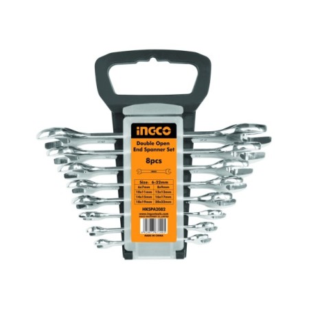 JUEGO 8 LLAVES PLANAS FIJAS