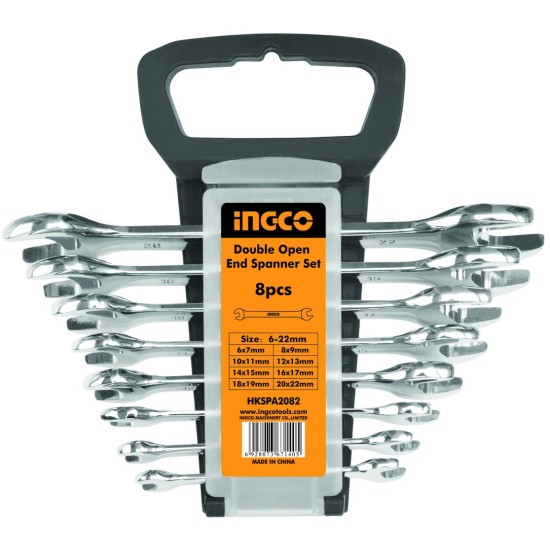 JUEGO 8 LLAVES PLANAS FIJAS