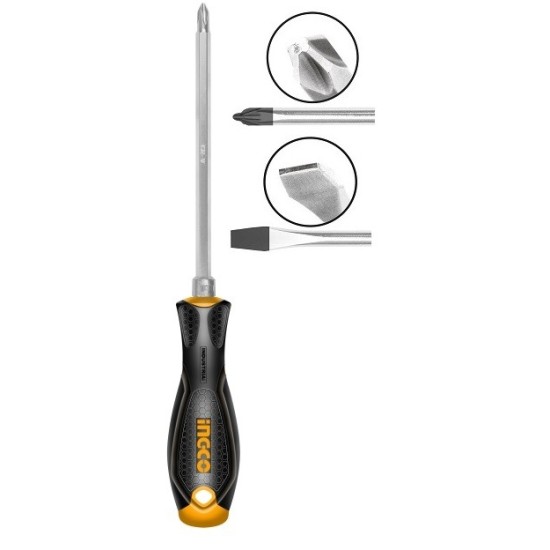 DESTORNILLADOR REVERSIBLE 2 EN 1 PLANO/ESTRELLA