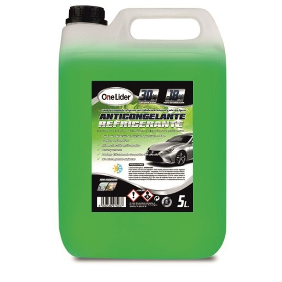 ANTICONGELANTE VERDE 30% ORG 5L CAJA/4UDS