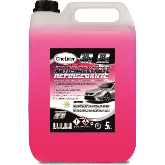 ANTICONGELANTE ROSA 30% ORG 5L CAJA/4UDS