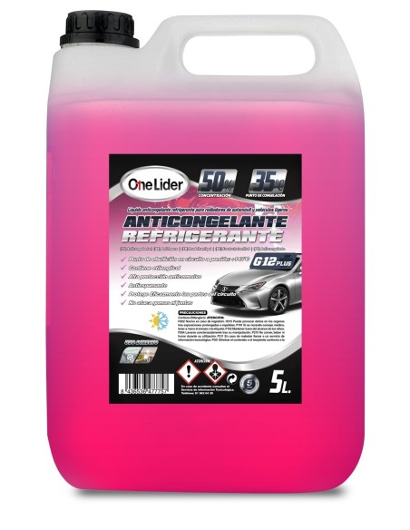ANTICONGELANTE 50% ORGANICO ROSA 5L CAJA/4UDS