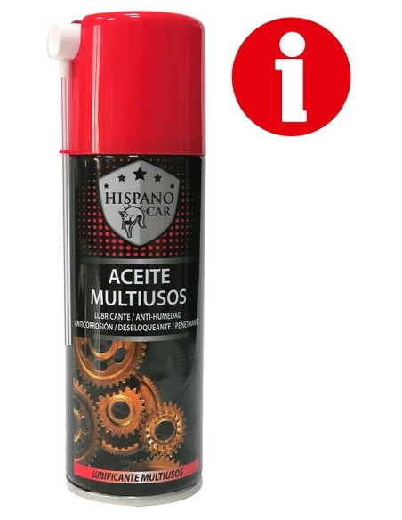 ACEITE  MULTIUSOS HISPANOCAR "ANTI-HUMEDAD" C/CANULA 200ML C/6 R/40225