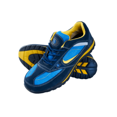 ZAPATILLA SPORT TRANSPIRABLE AZUL LIBRE DE METAL T 43 ISO 20345:2011