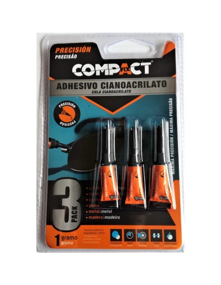 ADHESIVO COMPACT 1GR 3UD BLISTER
