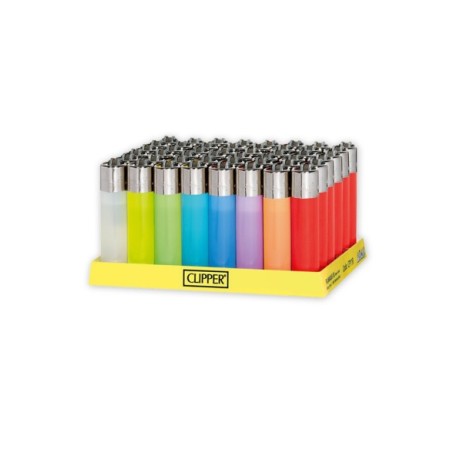 CLIPPER MECHERO TRANSLUCIDO PACK/48UDS (PRECIO 1UD)