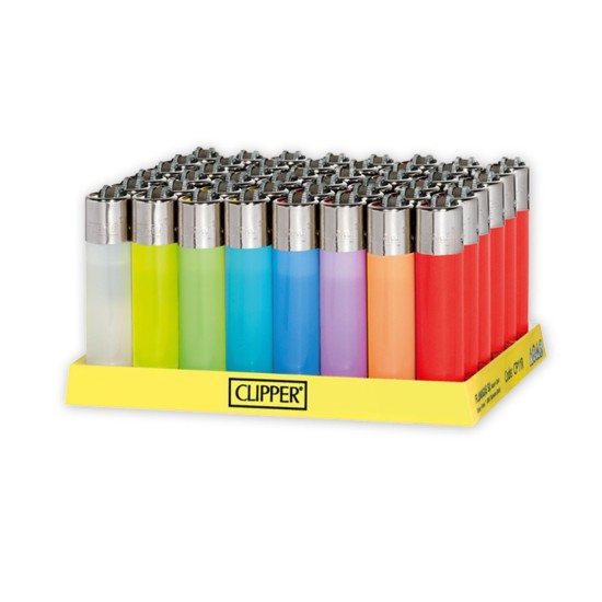 CLIPPER MECHERO TRANSLUCIDO PACK/48UDS (PRECIO 1UD)