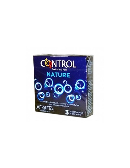 PRESERVATIVOS CONTROL NATURE C/3UD (VENTA POR EXP.48CAJAS DE 3UDS)