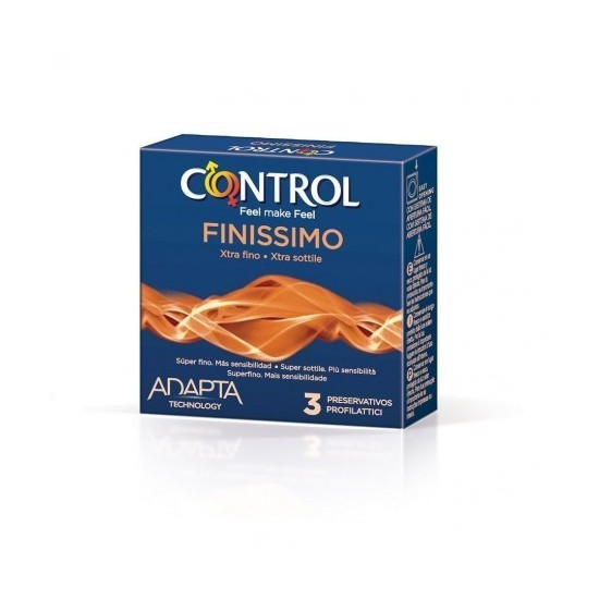 PRESERVATIVOS CONTROL FINISIMO C/3UD (VENTA POR EXP.48CAJAS DE 3UDS)