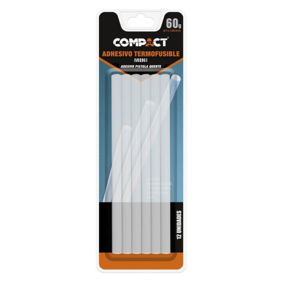 ADHESIVO PARA TERMOENCOLADOR 7X10MM 12UD TRANSPARENTE