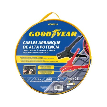 CABLES DE ARRANQUE PROFESIONAL 400AMP GOODYEAR C/6
