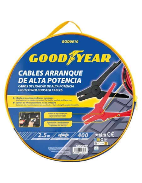 CABLES DE ARRANQUE PROFESIONAL 400AMP GOODYEAR C/6