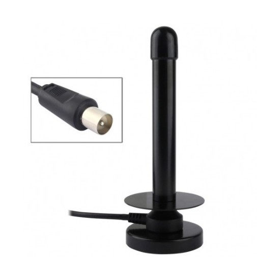 ANTENA LARGA TV LARGO ALCANCE 25DB IMAN