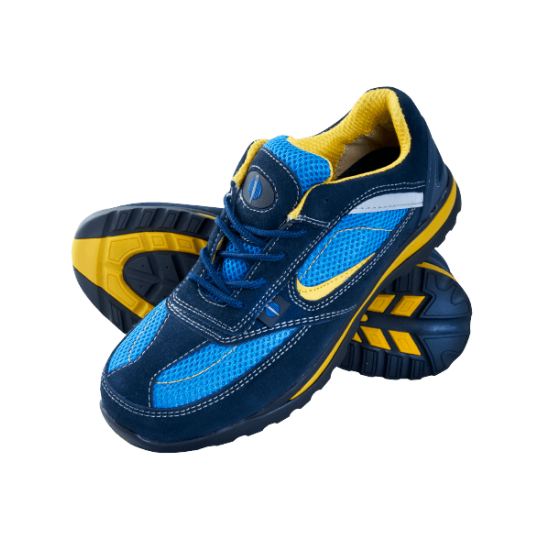 ZAPATILLA SPORT TRANSPIRABLE AZUL LIBRE DE METAL T 41 ISO 20345:2011
