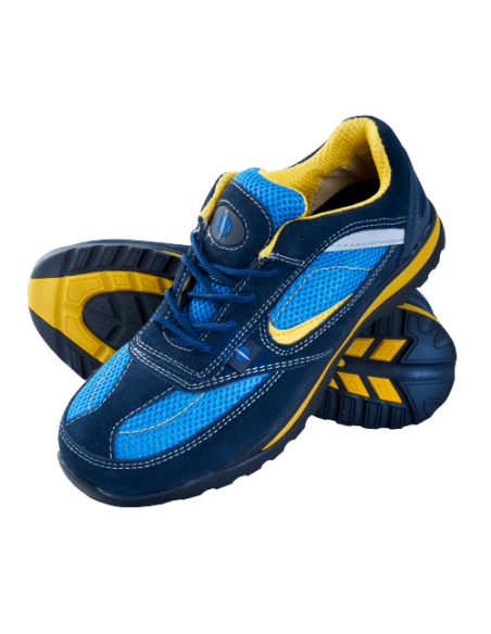 ZAPATILLA SPORT TRANSPIRABLE AZUL LIBRE DE METAL T 40 ISO 20345:2011