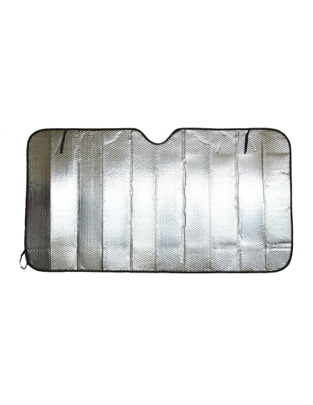 PARASOL DELANTERO PREMIUM PLATA EXTRAFUERTE XXL 150X80CM