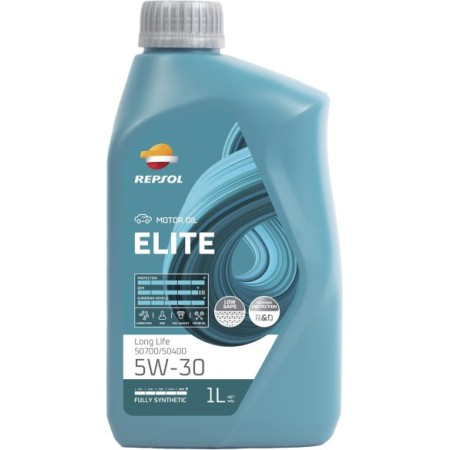 ACEITE REPSOL ELITE LONG LIFE 5W30 1L CAJA/12UDS