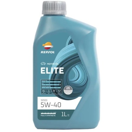ACEITE REPSOL ELITE TDI 505.01 5W40 1L CAJA/12UDS