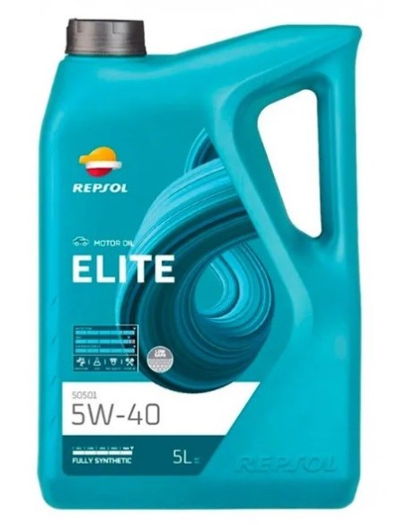ACEITE REPSOL ELITE TDI 505.01 5W40 C3 5 LITROS CAJA/5UDS